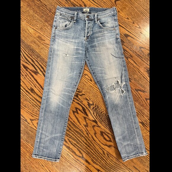 Citizens Of Humanity Premium Vintage Jean with Rips - Size 24 - Picture 1 of 4